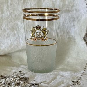 vintage 1953 Queen Elizabeth Coronation Commemorative glass